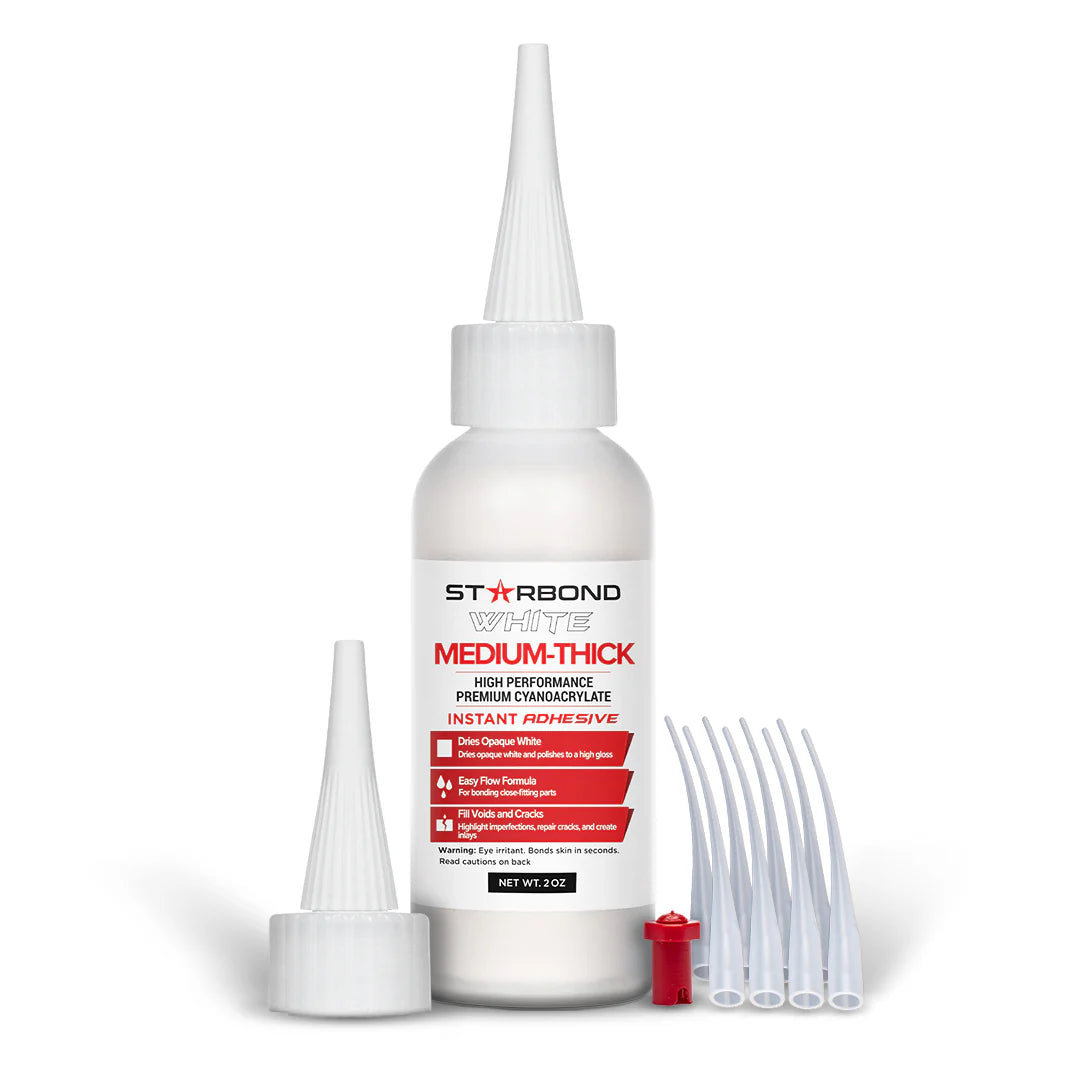 2 oz. DW-500 White Medium Thick Starbond CA Glue - DW5002