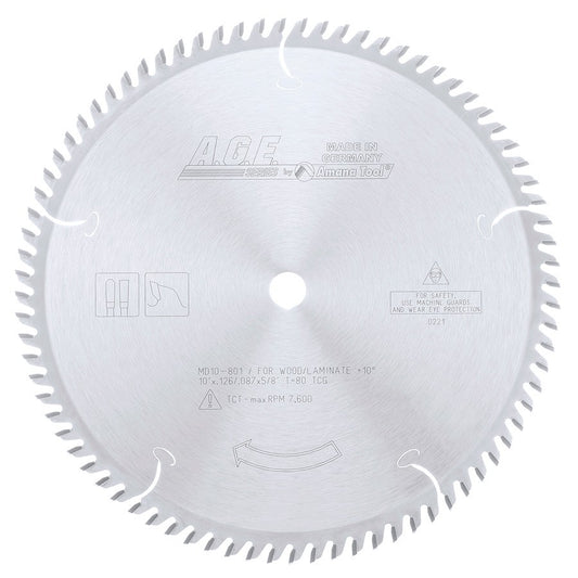 LAMINATE 10"x80T TCG 5/8" BORE - MD10-801