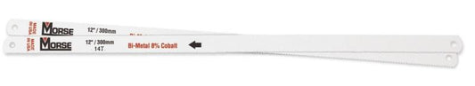 M.K. MORSE 12" X 14T BI-METAL HACK SAW BLADES (10/PACK) - MKM-302142